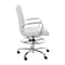Flash Furniture White LeatherSoft Drafting Chair with Foot Ring GO-2286B-WH-GG - alternate 6